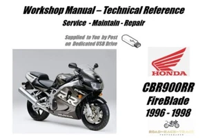 Honda CBR900RR CBR900 RR CBR 900 RR FireBlade Service Reparatur Werkstatthandbuch USB - Bild 1 von 9