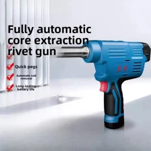 Pistola remachadora eléctrica DCPM50E recargable 12V - Imagen 1 de 17