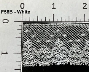 Vintage French Val Lace. Cotton.  Selection 3 - Made in France, Price per Yard. - Picture 1 of 11