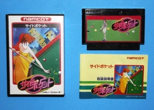 SIDE POCKET  * Famicom FC  / Nintendo * Game, Manual & Box * Namcot * US Seller - Picture 1 of 9