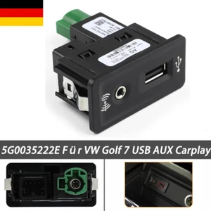 AUX-IN USB Carplay Hembra 5G0035222E 5Q0035726E Multimedia Para VW Golf 7 7.5 DE - Imagen 1 de 8