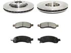 Front Brake Pad And Rotor Kit 64Bztr35 For Saab 97X 2008 2007 2006 2009