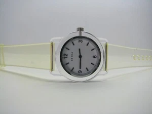 Breda Play Clear Plastic Case 35mm Midsize Unisex Watch In Box - Picture 1 of 12