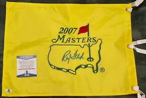 Ray Floyd "1976 Champ" Signed Autographed Masters Golf Flag Beckett BAS #B06532 - Picture 1 of 3