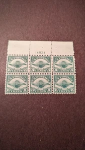 U.S. Airmail Stamp #C4 XFNH Plate Block Of Six - Picture 1 of 2