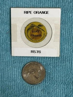 Etiqueta de tabaco naranja madura de Turner Powell & Co Statesville NC Foto 1 de 4