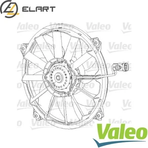 FAN RADIATOR 696091 FOR CITROËN C4/II/PICASSO/MPV/GRAND/Hatchback/Van C8 DS4 - Picture 1 of 6