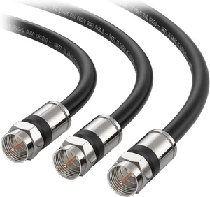 Cable Matters 3-Pack RG6 Coaxial Cable - 6ft - Picture 1 of 1