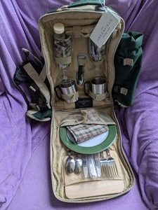 Greenfield Collection Super Deluxe Picnic Backpack Hamper For 2 People - Picture 1 of 4