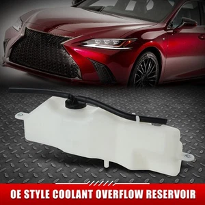 FOR 13-18 LEXUS ES300H ES350 OE STYLE COOLANT OVERFLOW RESERVOIR TANK+CAP+HOSE - Picture 1 of 5