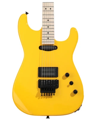 Charvel Custom Shop SD 2H FR PH Electric Guitar - Taxi Cab Yellow - Image 1 of 4