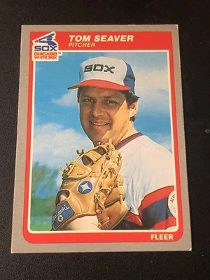 1985 Fleer Tom Seaver #526 HOF - Image 1 of 2
