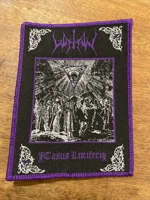 Watain Casus Luciferi Black Metal Band Patch Purple Border - Image 1 of 2