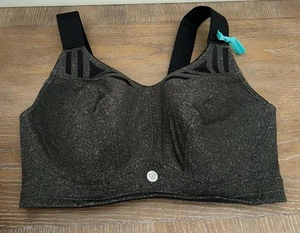 LIVI Underwire Sports Bra Size 38DDD Maximum Support Wicking NWT Lane Bryant - Bild 1 von 5