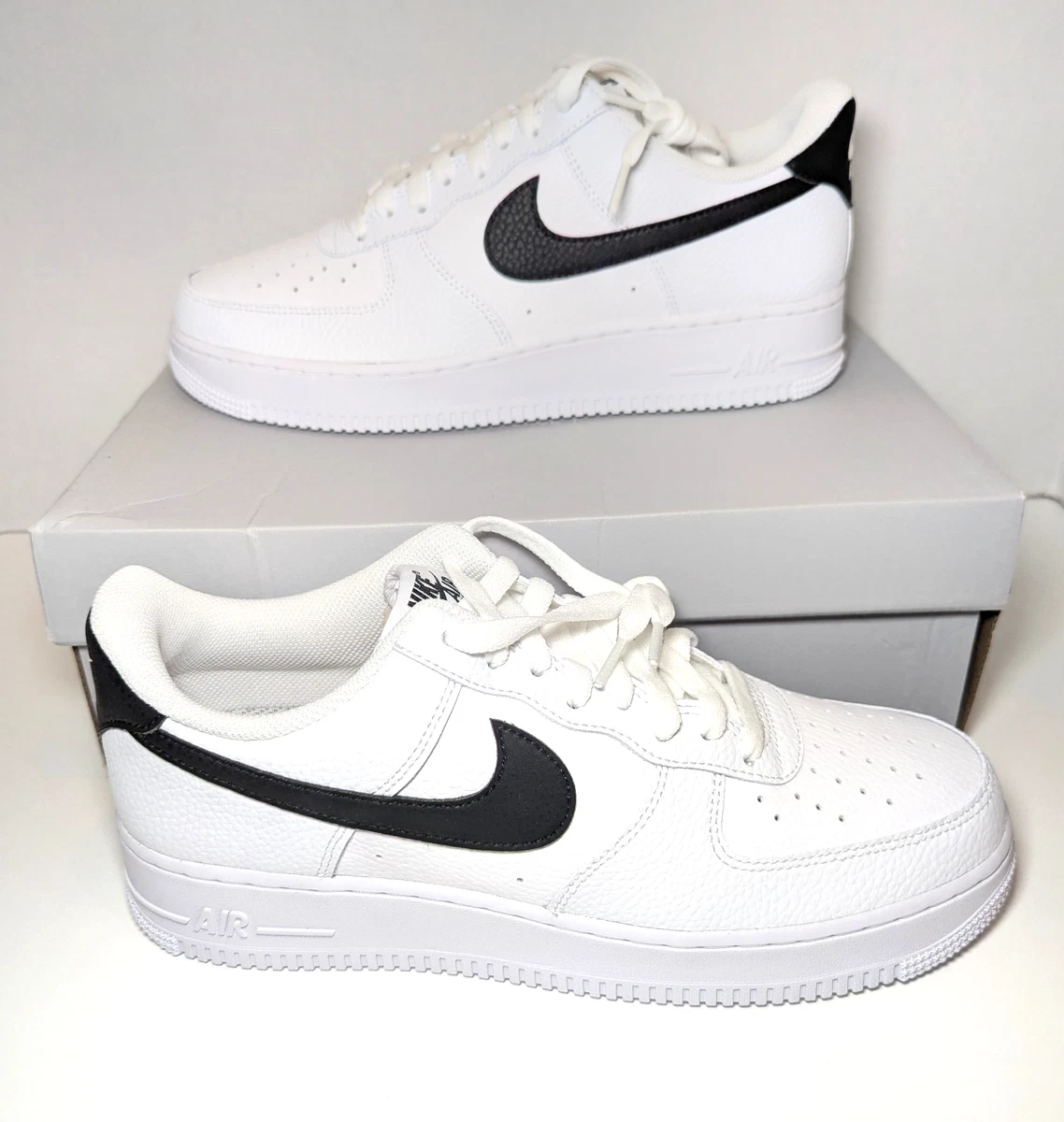 Nike Air Force 1 '07 \"Black/White\" 新品未使用 Las mejores ofertas en Nike Air Force 1 '07 Essential Black White