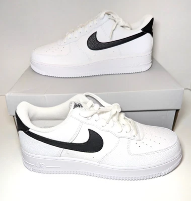 Nike Air Force 1 '07 Sneakers Low White Black Retro CT2302-100 Mens Size 10 - Image 1 of 4