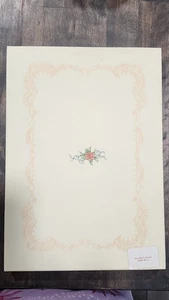 Juego de caja de colección de flores de filigrana papelería nota en relieve  - Imagen 1 de 18