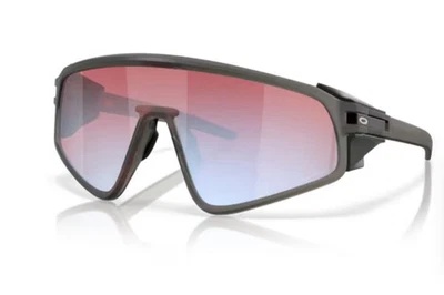 OAKLEY LATCH PANEL SUNGLASSES MATTE GREY SMOKE PRIZM SNOW SAPPHIRE OO9404-1235 - Image 1 of 4