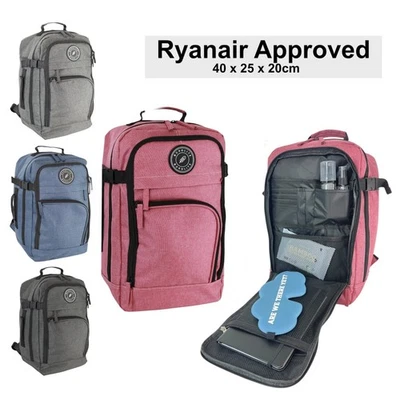 Ryanair Approved Cabin Bag Under Seat Baggage 40x25x20cm Luggage Carry On Travel - Image 1 of 4