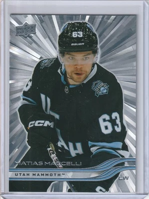 2025-26 UD Series 1 Outburst Silver #173 Matias Maccelli Mammoth - Image 1 of 2