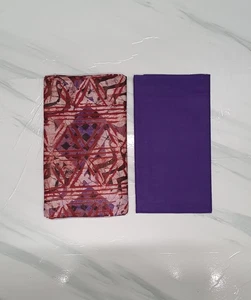 Tie and Dye African Wax  Fabrics (KampalaAdire). 2 Pieces - Picture 1 of 8
