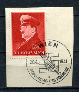 German Reich WW II : Hitler birthday stamp from 1941 - fancy cancel Wien 20.4.41 - Bild 1 von 1