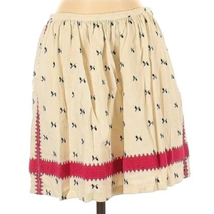 Madewell Minigonna casual svasata linea A floreale plissettata da donna, taglia 4 - Foto 1 di 3