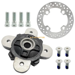 Front Wheel Hub Brake Rotor w/Studs Kit for Polaris Ranger 900 Crew XP 2013-2019 - Picture 1 of 11