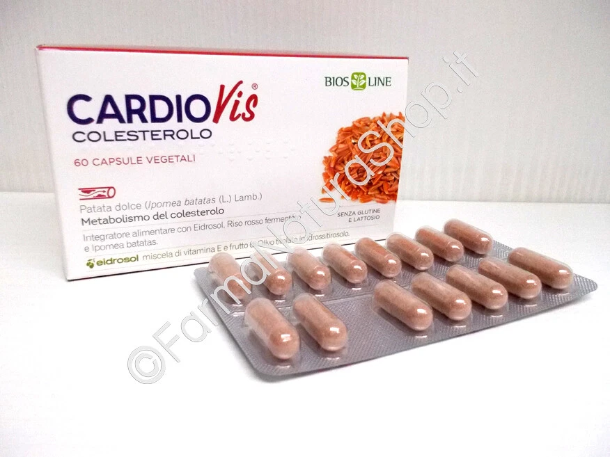 BIOS LINE CARDIOVIS COLESTEROLO ►PROMO BIPACK◄ 60+60 cps vegetali