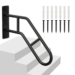 Heavy Duty Non-Slip Stair Railing Wall Mounted Safety Handrail - Picture 1 of 7