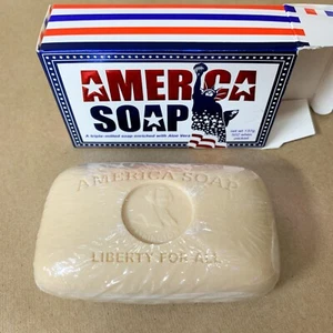America Soap Presidential Freedom Seife mit Washington Portrait versiegelt 5oz - Bild 1 von 8