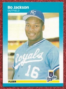 1987 Fleer #369 Bo Jackson novato radiocontrol sin precio base como nuevo realeza icono de 2 deportes (B) - Imagen 1 de 1