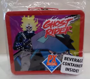GHOST RIDER TIN TITANS LUNCH BOX con THERMOS 2024 PX ANTEPRIME ESCLUSIVE - Foto 1 di 7