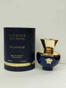 VERSACE DYLAN BLUE POUR FEMME 1.7OZ EDP SPRAY FOR WOMEN BRAND NEW IN BOX - Picture 1 of 3