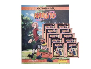 Panini Naruto Classic Sticker Ninja Academy / 1x Sammelalbum + 10x Stickertüten - Picture 1 of 4