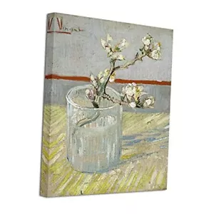 Spring of Flowering Almond in a Glass Canvas Prints Wall Art by Van Gogh - Picture 1 of 7