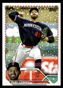 2023 Topps Holiday  #H184 Pablo López Minnesota Twins - Picture 1 of 2
