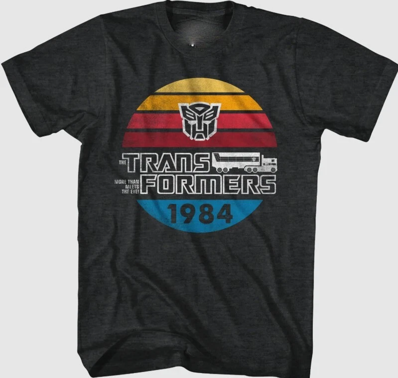 Camiseta Retro 1984 Rayas Autobots Logo Transformers Talla S-4XL Foto 1 de 4