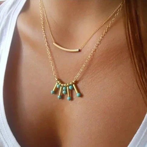 Turquoise Rain Necklace - Image 1 of 1