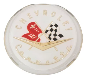 NUEVO Logotipo emblema delantero o trasero de piezas de moldura / PARA CHEVY C1 CORVETTE 1956-57 / 5084 - Imagen 1 de 6