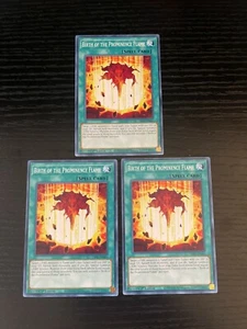 Yugioh! 3x Birth of the Prominence Flame - LIOV-EN063 - Common - 1st Edition NM - Picture 1 of 2