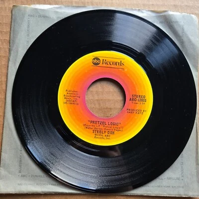 STEELY DAN Pretzel Logic POP ROCK 45 7" Record Vinyl Records - Image 1 of 2