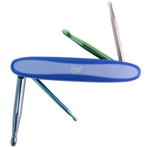 Boye 4-n-1 Crochet Tool Multi-size Travel Crochet Hook - Picture 1 of 2