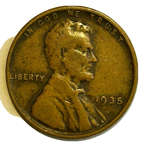 1935 Lincoln Wheat Cent  - Estate of CE Beach Cover