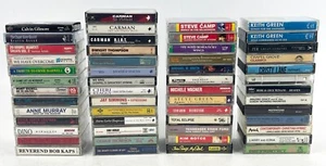 Gospel Christian Church Religious Music Cassette Tape Lot Of 53 Works See Video - Picture 1 of 11