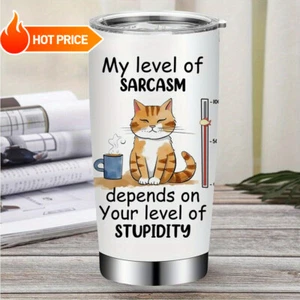 20 Oz Stainless Steel Insulated Mug Coffee Mug Water Mug Vacuum Insulated Bottle - Picture 1 of 8