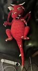 Puppet Company Large Red and Gold Dragon - Preloved Plush Toy