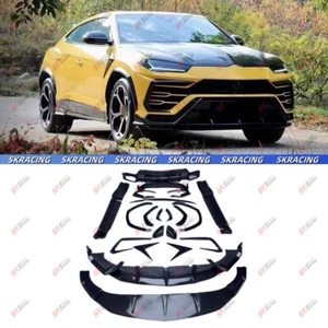 Alerón labial de parachoques delantero trasero de fibra de carbono faldones laterales para Lamborghini URUS - Imagen 1 de 53
