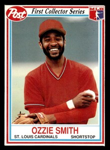 1990 Post Cereal  Ozzie Smith 6  St. Louis Cardinals
