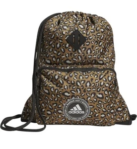 adidas Classic 3s 2.0 Sackpack Drawstring Backpack, Cheetah Bronze Strata/Black - Picture 1 of 5
